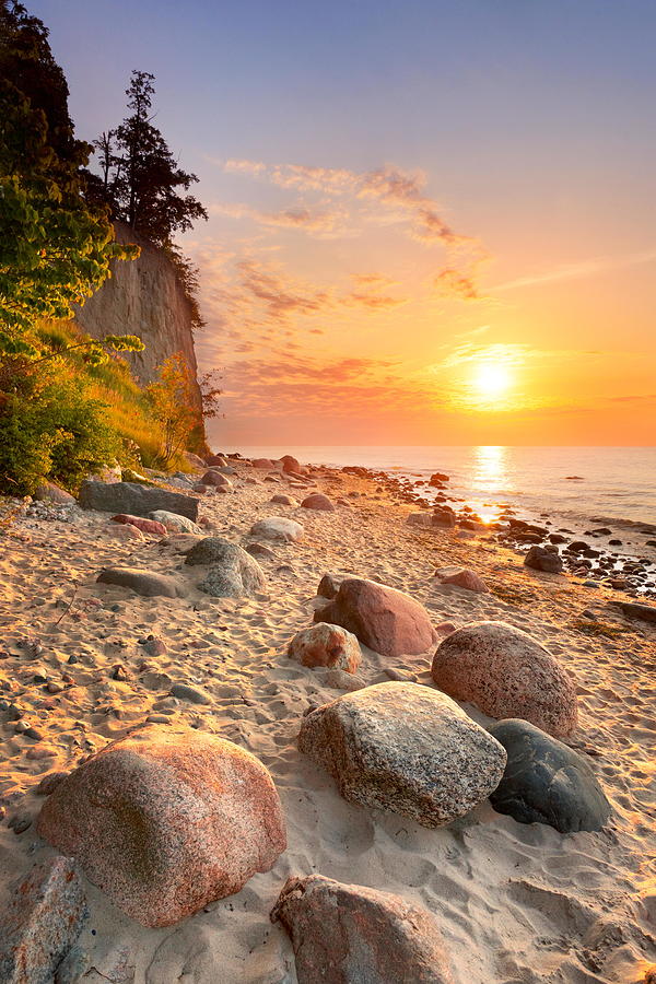 Landscape Photograph - Sunrise At Baltic Beach by Jan Wlodarczyk
