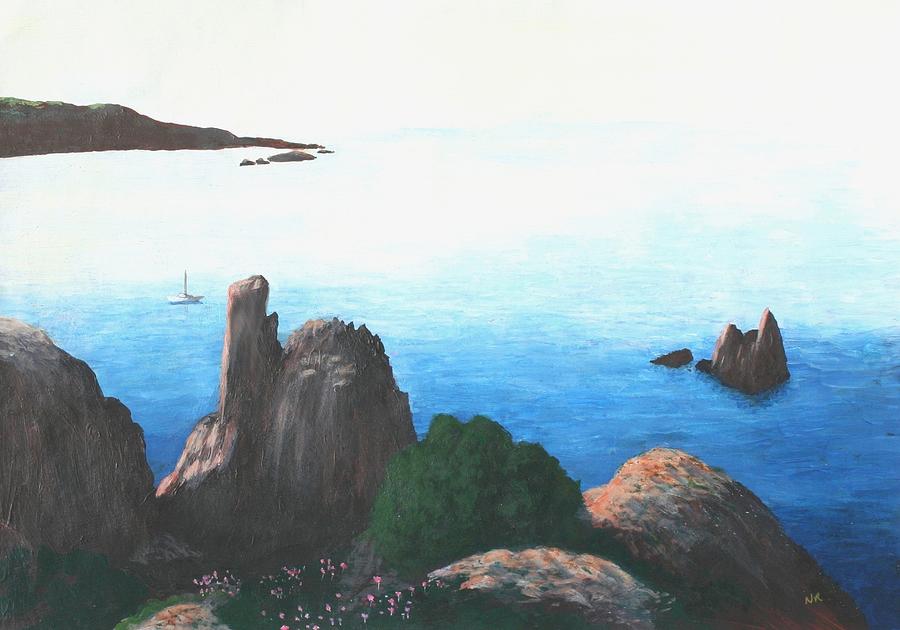  Sunrise at Beauport Jersey Painting by Nigel Radcliffe