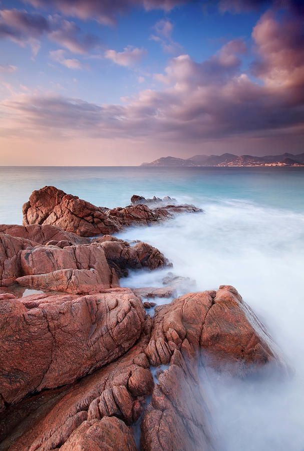 Sunrise At Cannes La Bocca French Photograph by Eric Rousset