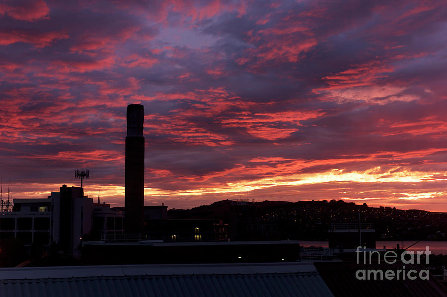 sunrise at Dunedin city, south Island New Zealand Photograph