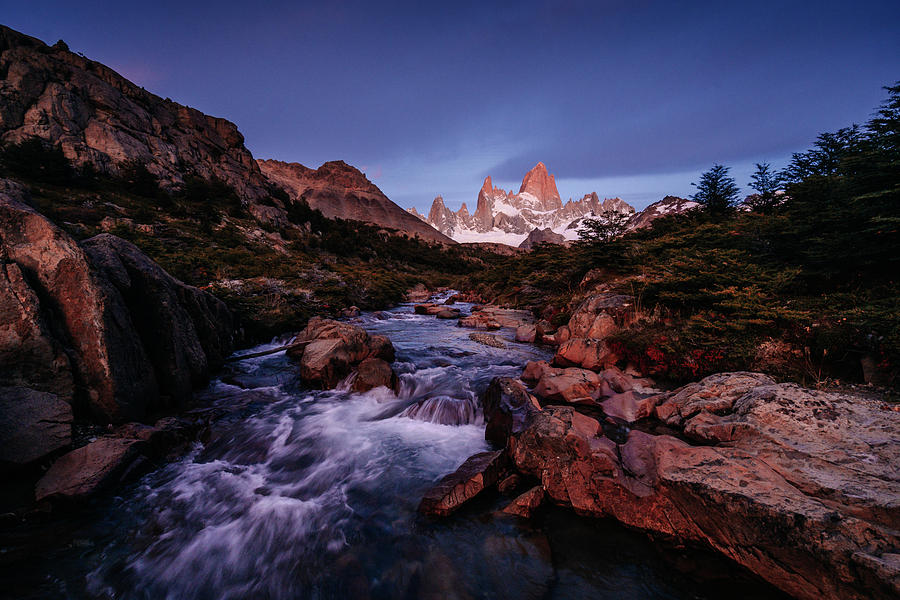 Sunrise at Fitzroy, Patagonia Photograph by Kamran Ali