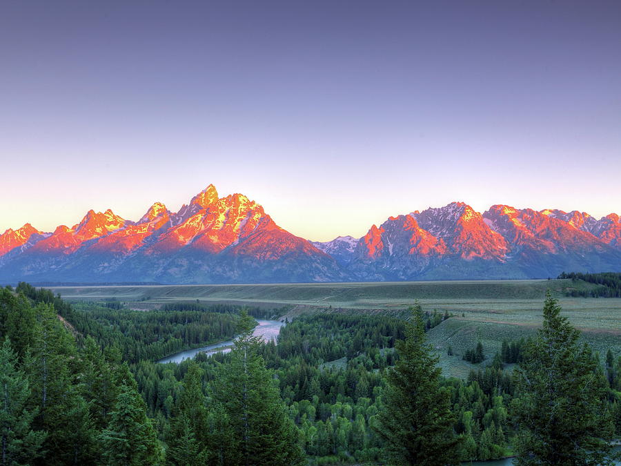 Sunrise at Grand Teton National Park in Wyoming, U.S.A. Photograph by ...