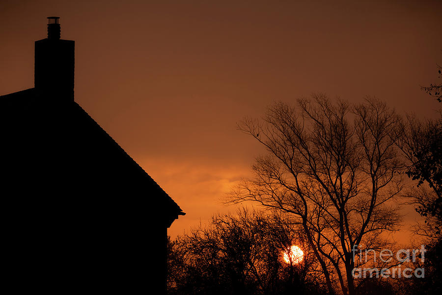 Sunrise at home Photograph by Simon Bratt
