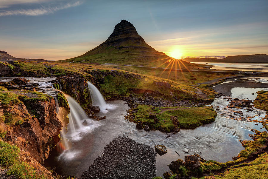 Sunrise at Kirkjufell Iceland Photograph by Pierre Leclerc Photography