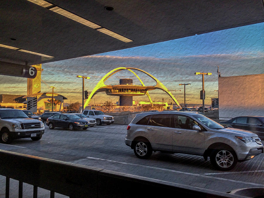 Architecture Photograph - Sunrise At Los Angeles International Airport by Craig Brewer