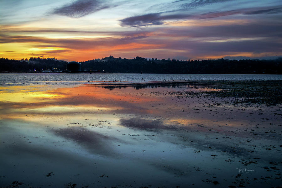 Sunrise at low tide Photograph by Bill Posner