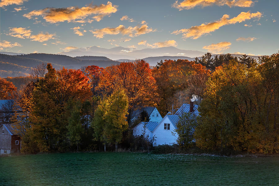 Sunrise At Peacham Vermont Photograph by Alice Sheng
