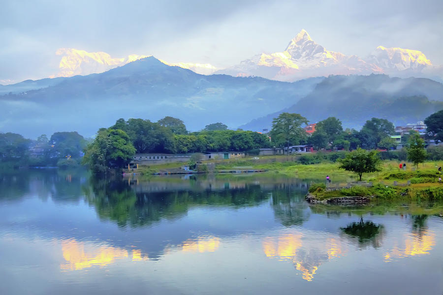Sunrise At Pokhara Photograph by Photo By Roger Cave