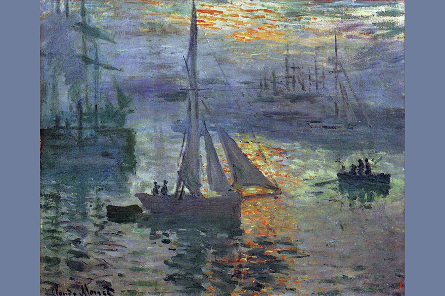 Sunrise at Sea Painting by Claude Monet