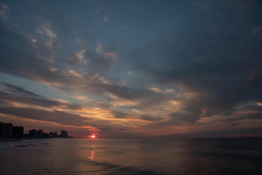 Sunrise at the beach Photograph by Alan Goldberg