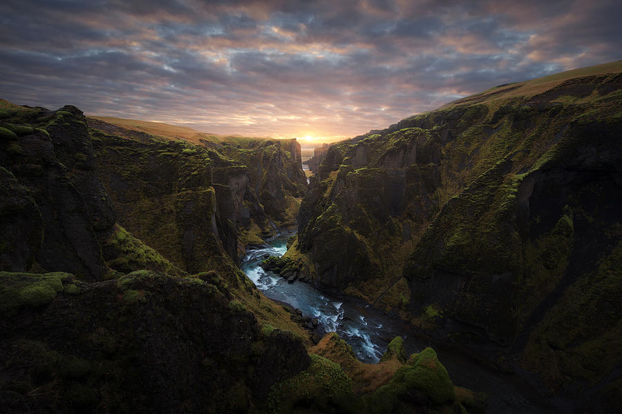 Sunrise At The Canyon Photograph by Clara Gamito