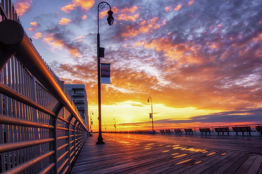 Sunrise From The City By The Sea Photograph By Adam Mordetsky Fine Art America