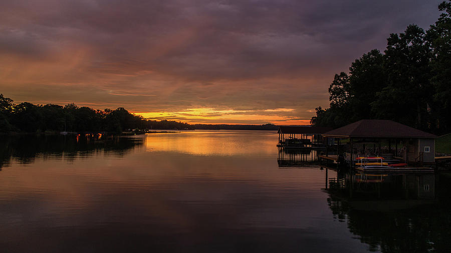 Sunrise at the lake by Star City SkyCams Sunrise at the lake by Star City SkyCams