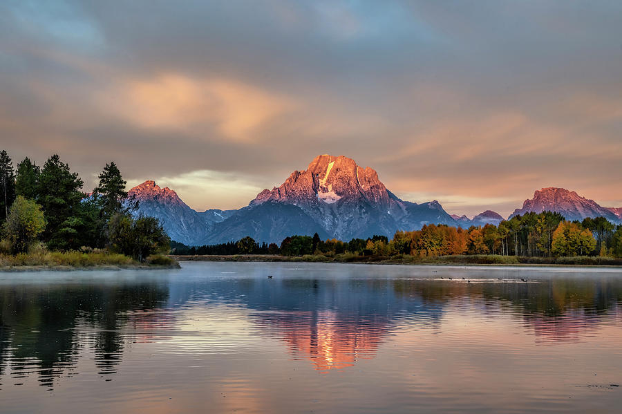 Sunrise at the Oxbow Photograph by Alisa Zuniga - Fine Art America