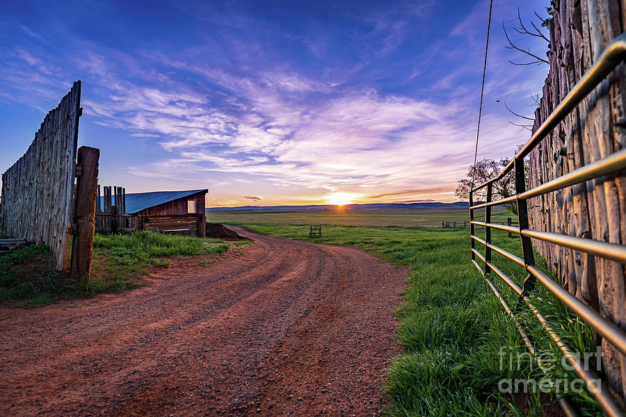Sunrise at The Oxford Ranch Photograph by Christopher Thomas
