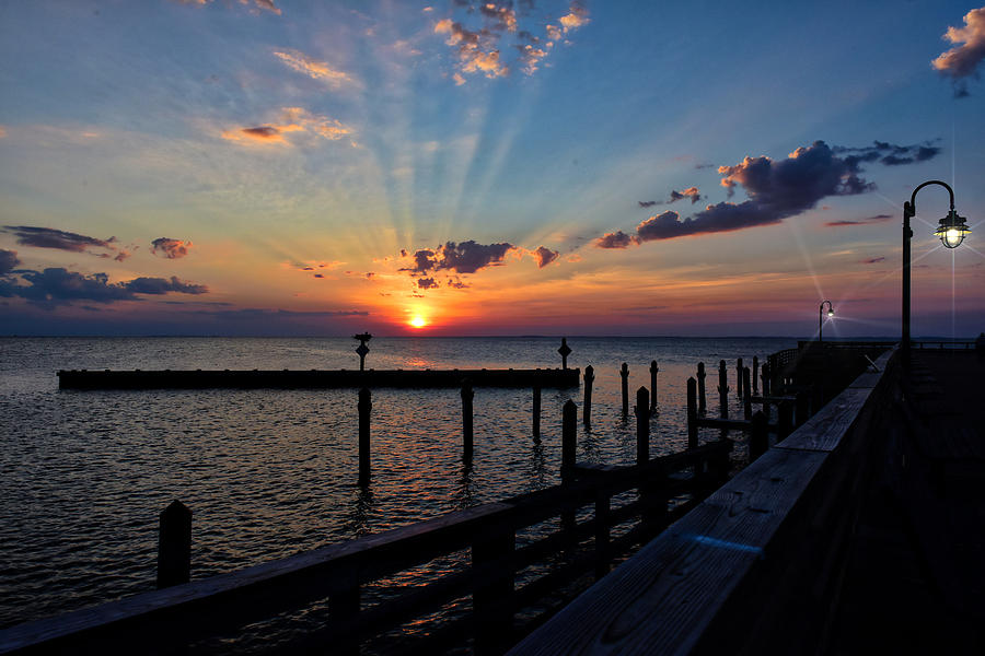 Sunrise at the Pier Photograph by Richard Gehlbach