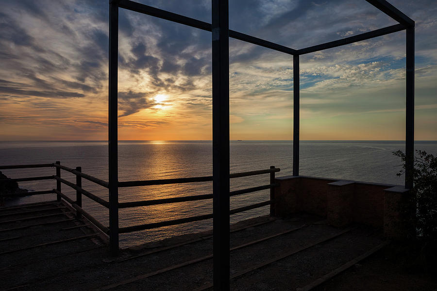 Sunrise At The Sea From Old Viewpoint Terrace Photograph by Artur Bogacki