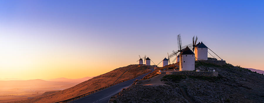 Sunrise At The Wind Mills Photograph by Francisco Crusat