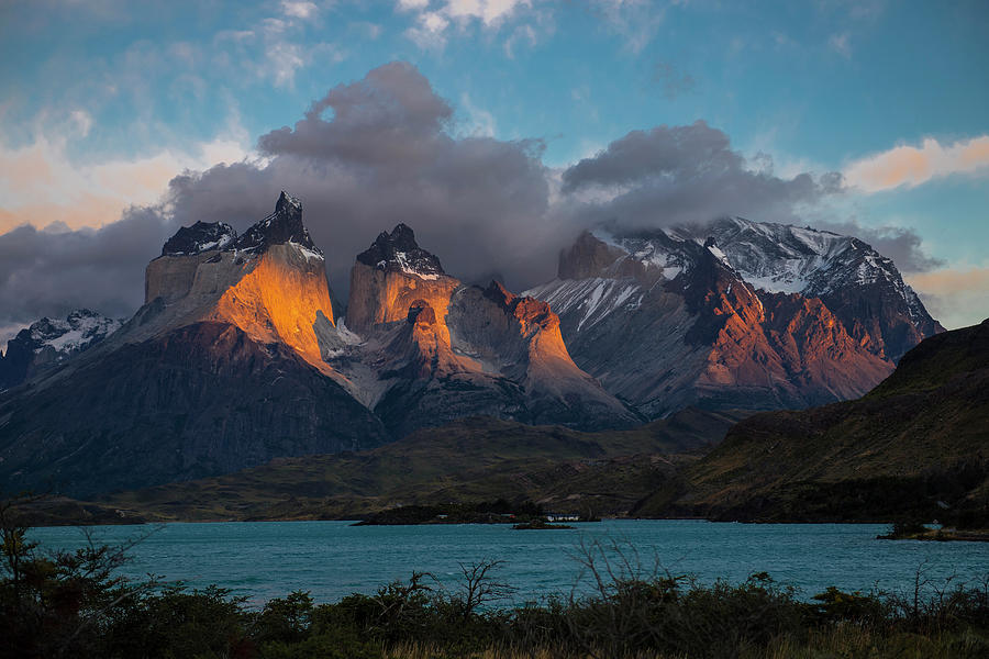 Sunrise At Torres Del Paine National Park In Patagonia Photograph by ...