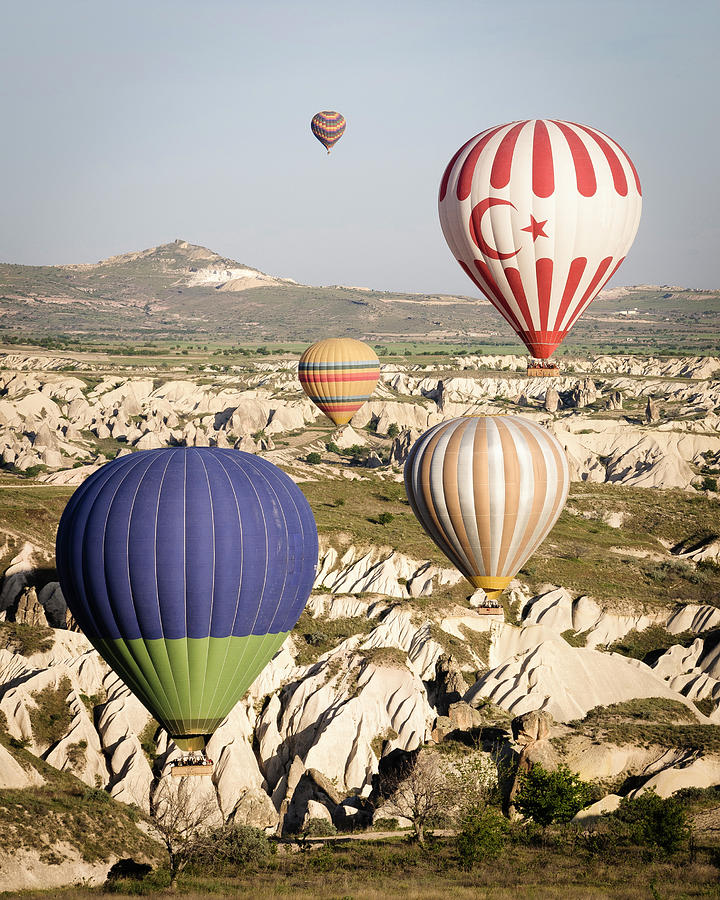 Sunrise Balloon Flight, Cappadocia Photograph by Danita Delimont