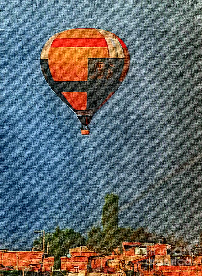 Sunrise Balloon Ride 2 Digital Art by Diana Rajala