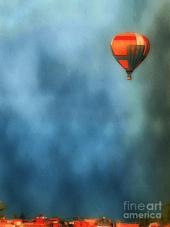 Sunrise Balloon Ride 3 Digital Art by Diana Rajala