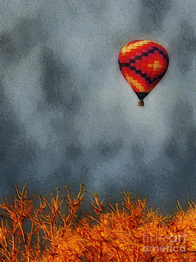 Sunrise Balloon Ride 4 Digital Art by Diana Rajala
