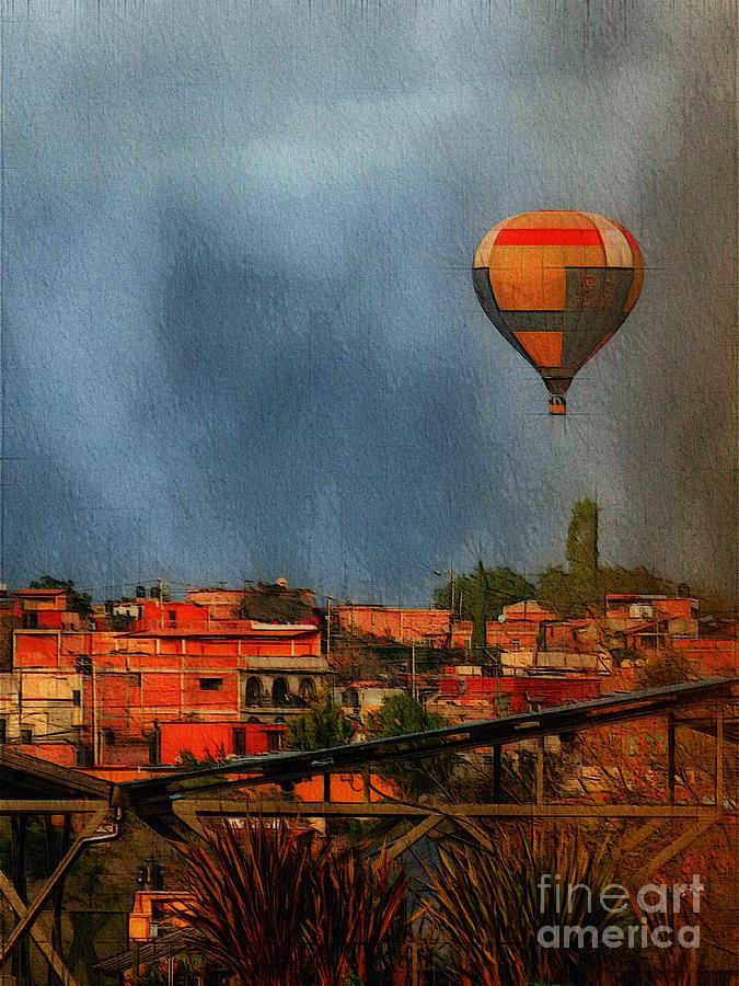 Sunrise Balloon Ride Digital Art by Diana Rajala