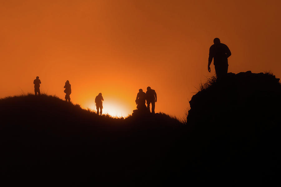 Sunrise Behind The Mountain Photograph by Tanhi84 - Fine Art America