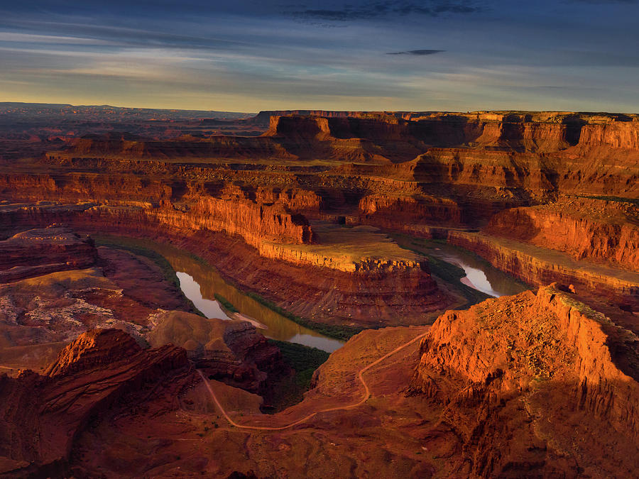 Sunrise Canyon Photograph by Johnny Boyd