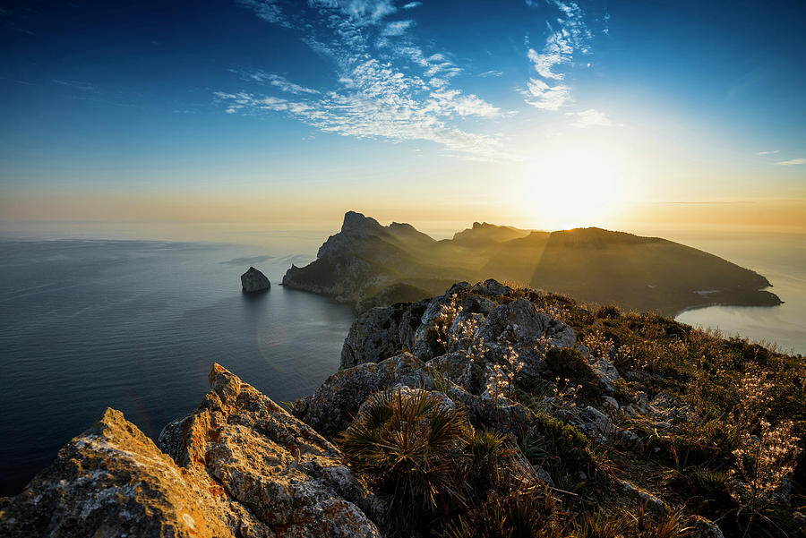 Sunrise, Cap Formentor, Port De Pollenca, Serra De Tramuntana, Majorca ...