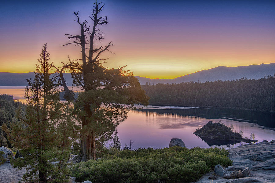 Sunrise Emerald bay Photograph by Jay Seeley