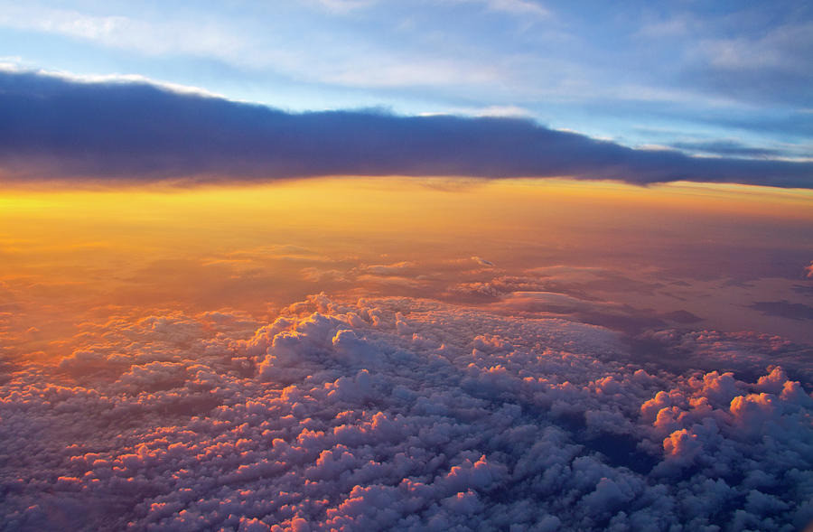 Sunrise From A Jetliner by Matt Champlin