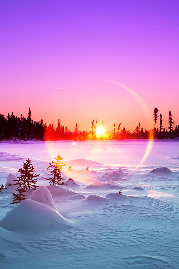 Landscape Photograph - Sunrise Glory by Ed Boudreau