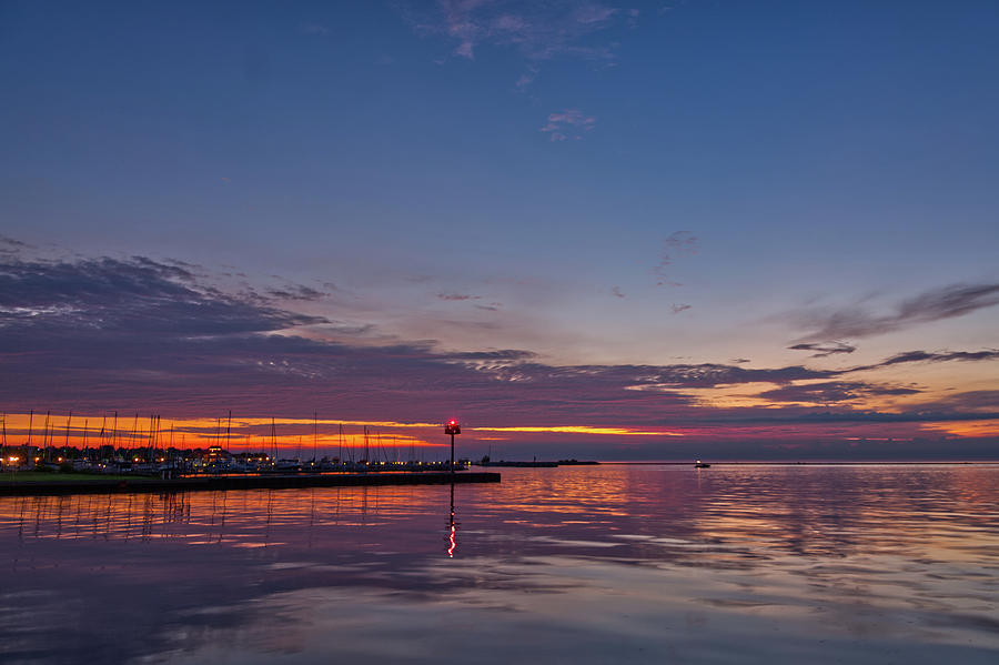 Boat Photograph - Sunrise Harbor  by Todd Heckert