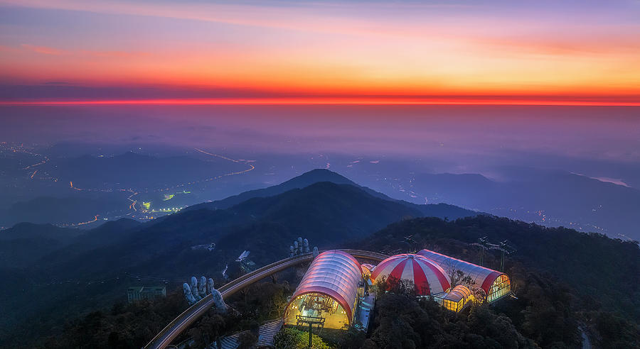 Sunrise In Ba Na Hill Photograph By Nguyen Tan Tuan - Fine Art America