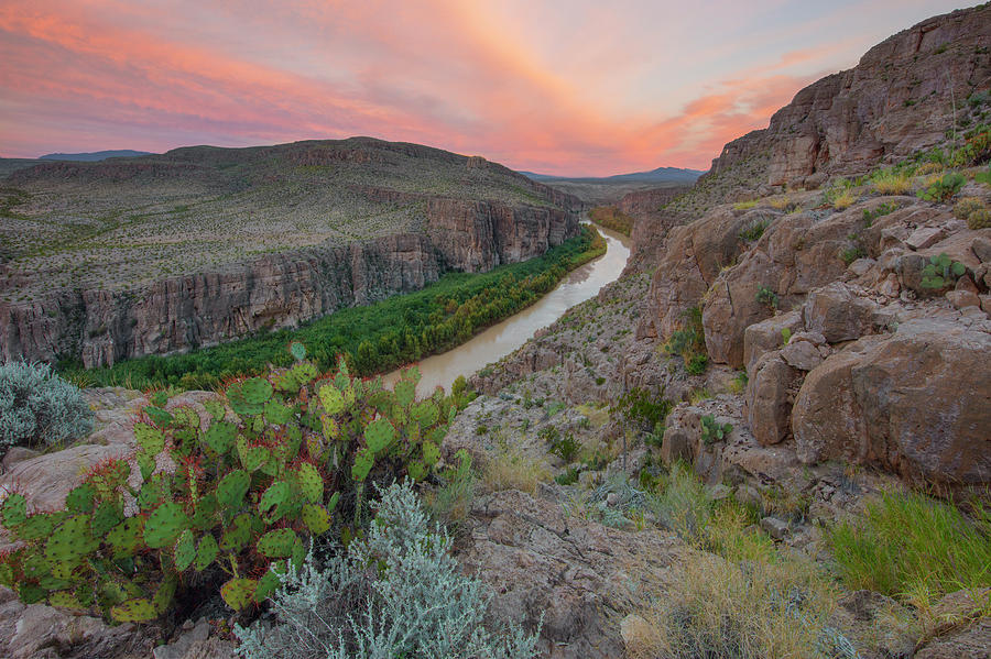 Sunrise in Big Bend along the Hot Springs Trail 1 Photograph by Rob Greebon