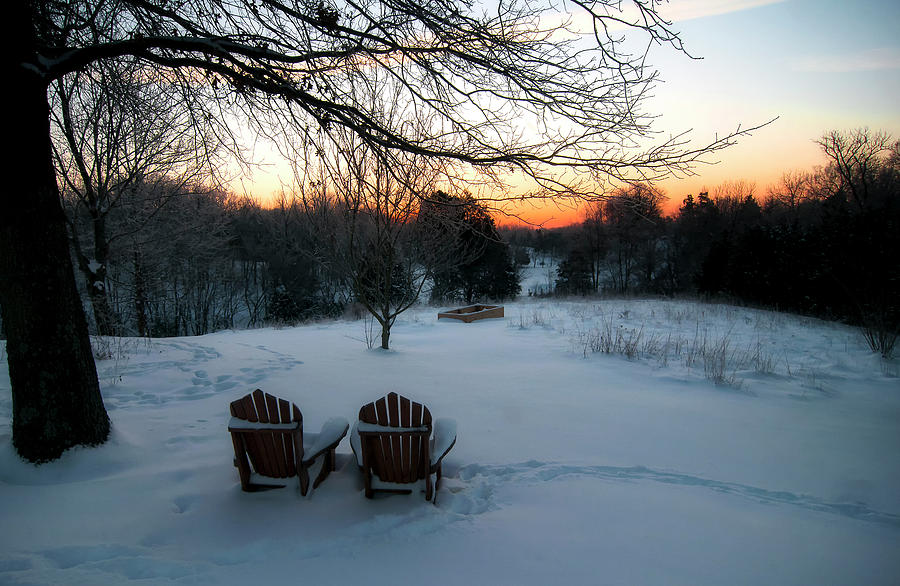 Sunrise In January Photograph by Thomas R Filbin Fine Art America
