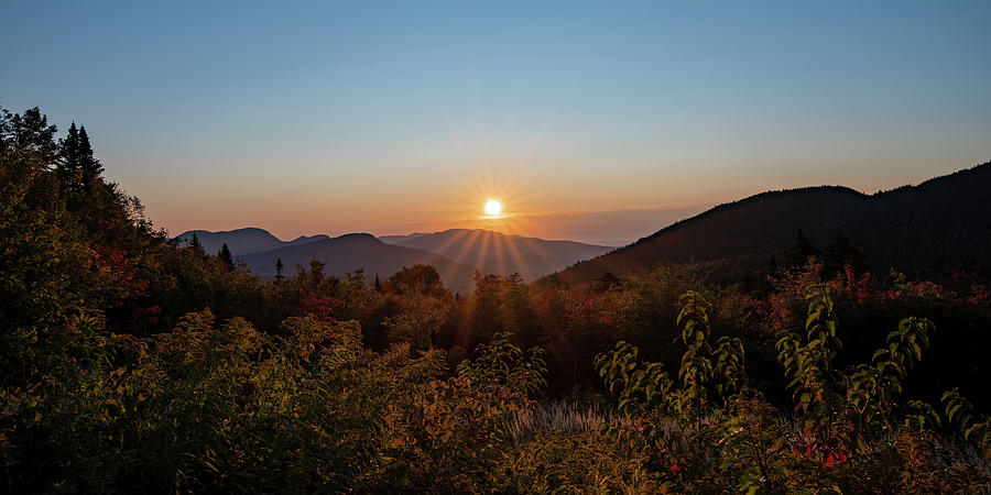 Sunrise in New Hampshires White Mountains 2x1 Photograph by William Dickman