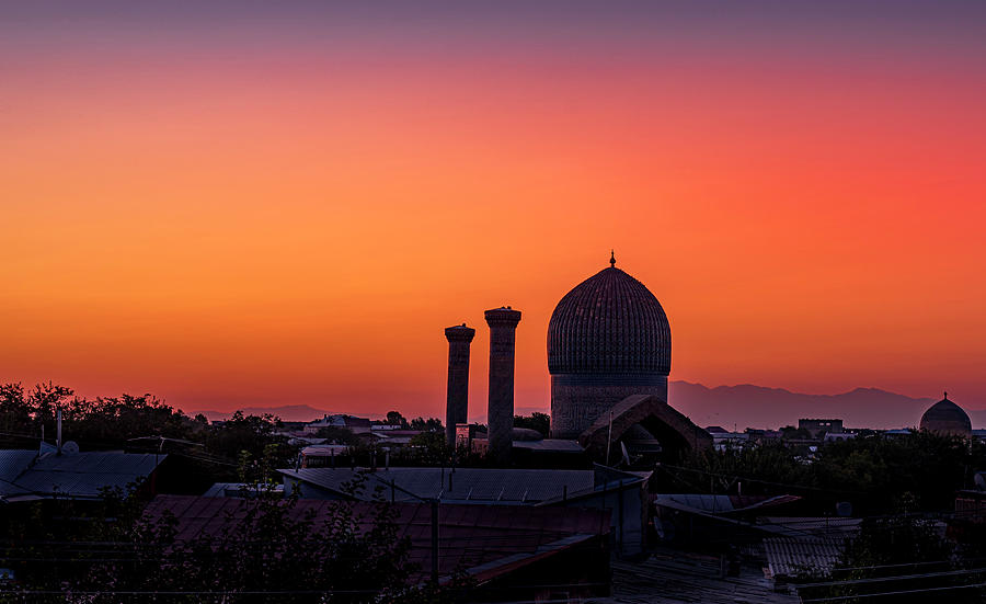 Sunrise in Samarkand Digital Art by Pravine Chester