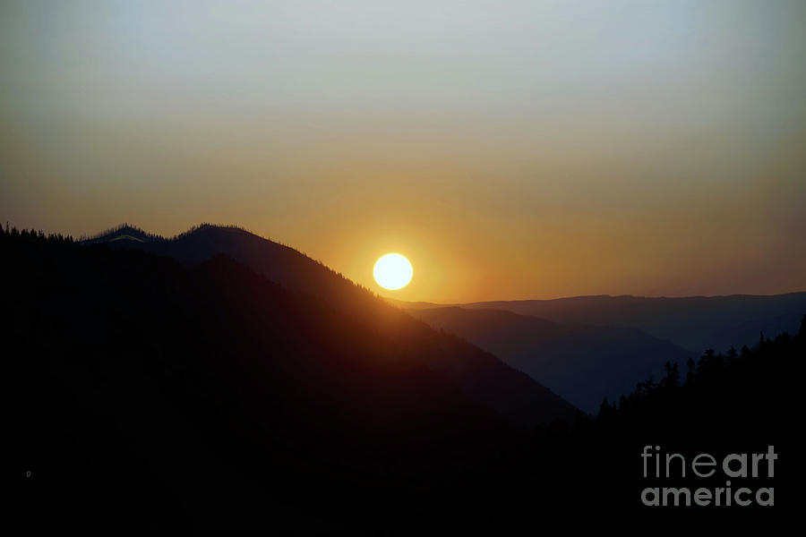 Sunrise In The Cascades Photograph