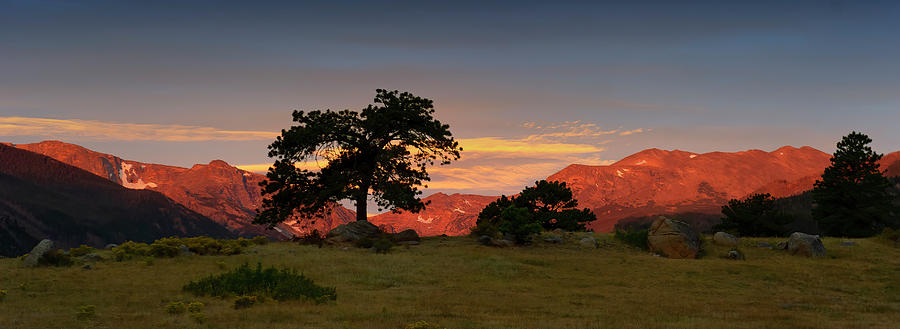 Mountain Photograph - Sunrise in the Rockys by Gary Langley