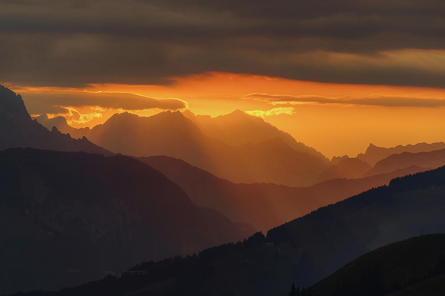 Sunrise In Tirol Photograph by Patrick Aurednik