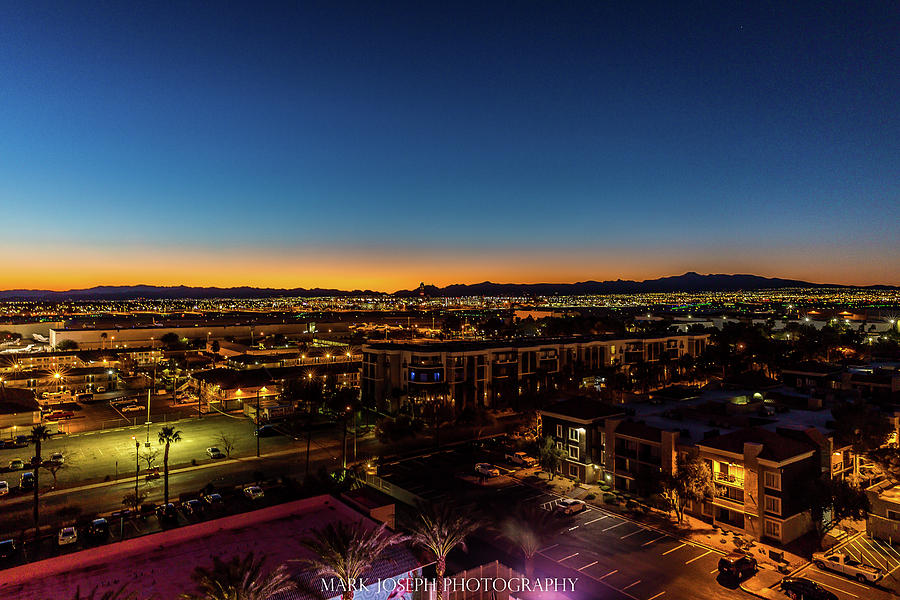 Sunrise in Vegas Photograph by Mark Joseph