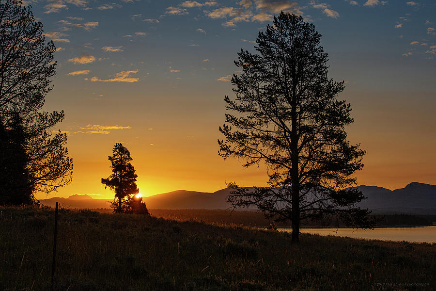 Sunrise in Yellowstone Photograph by Phil Abrams