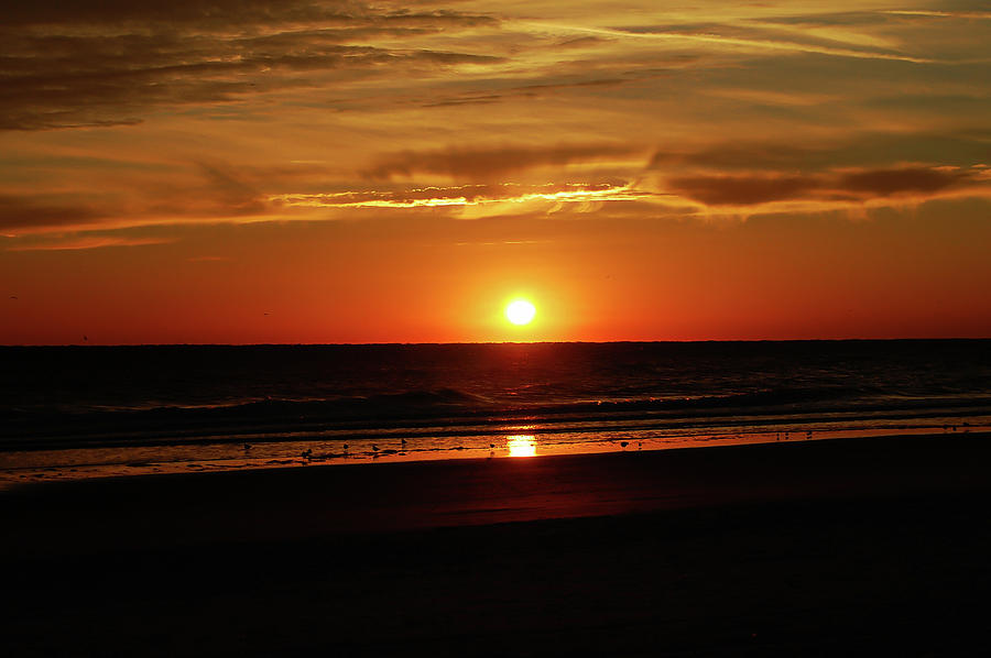 Sunrise Jacksonville Beach Florida Photograph by James Worley Fine