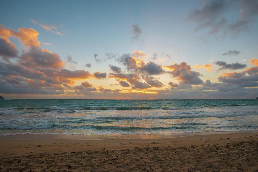 Sunrise Kailua Beach Photograph by Mark Duehmig
