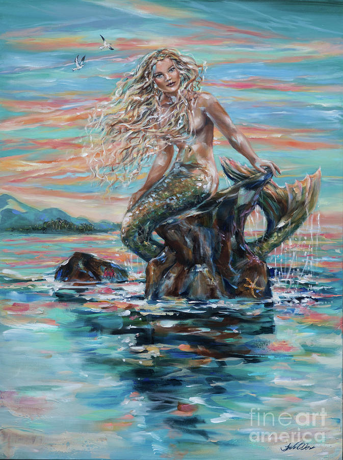 Sunrise Mermaid by Linda Olsen Sunrise Mermaid by Linda Olsen