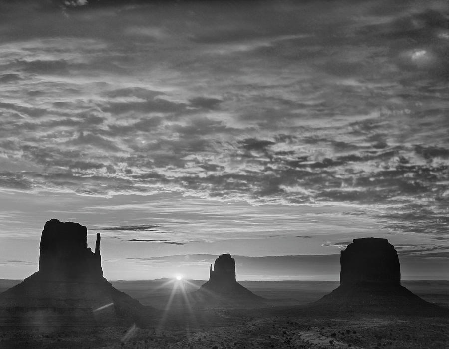 Sunrise, Monument Valley Photograph by Tim Fitzharris