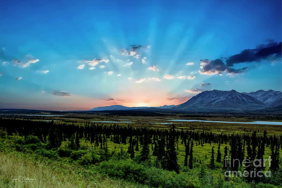 Sunrise On Alaskan Landscape Photograph